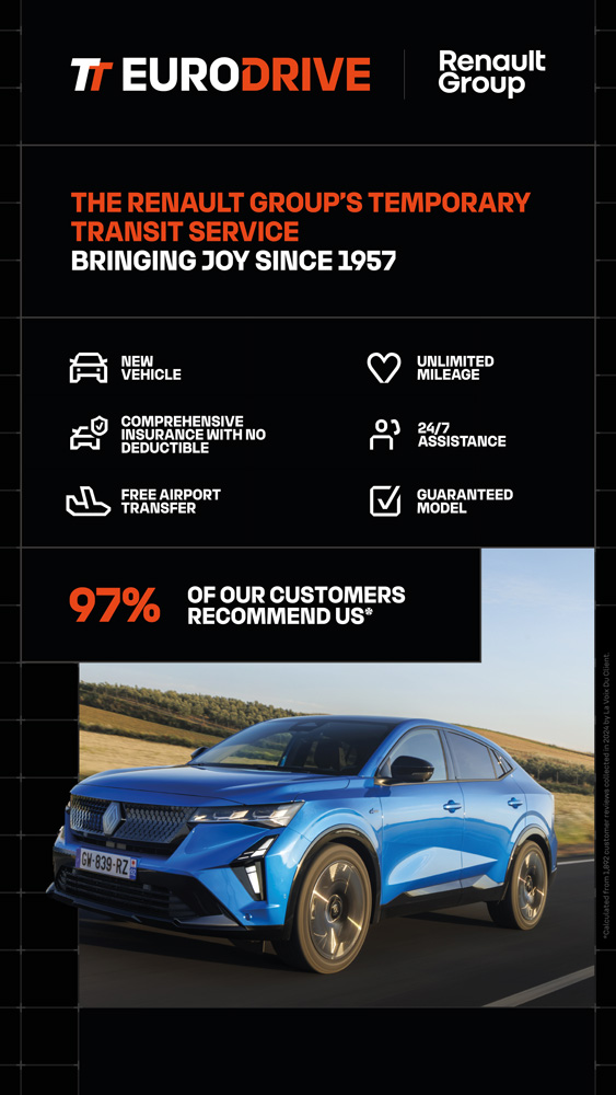 Temporary Transit  TT car rental TT-EURODRIVE 2025