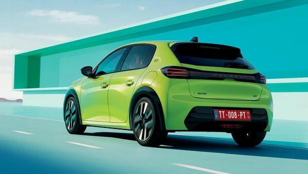 Peugeot 208 – Vue arrière