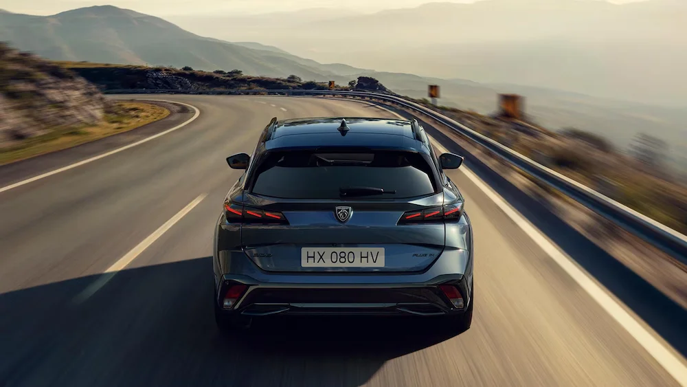 Peugeot 308 SW – Vue arrière