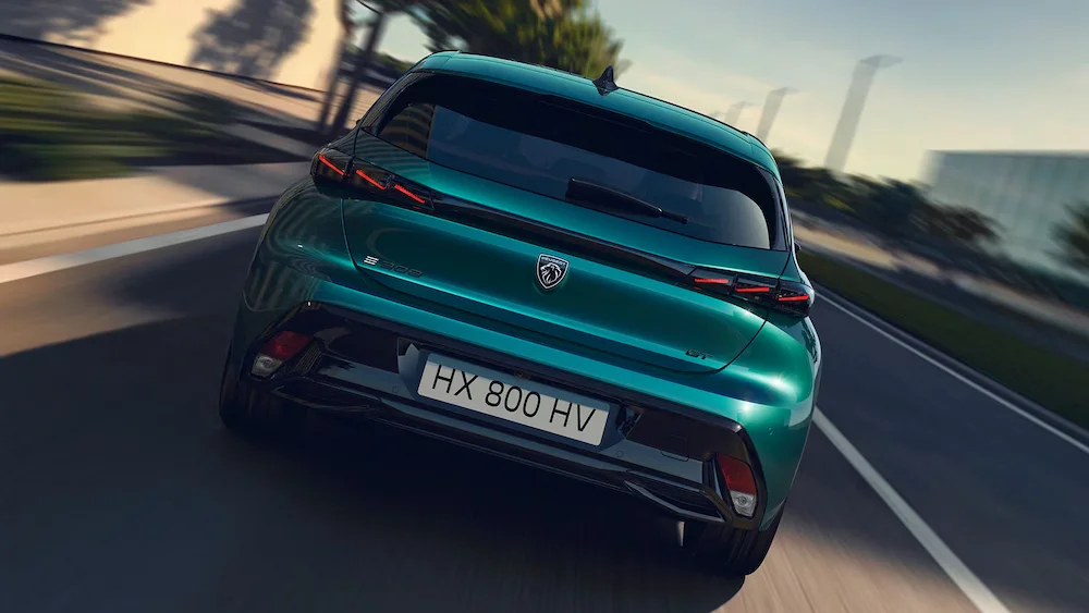 Peugeot 308 – Trois-quarts arrière